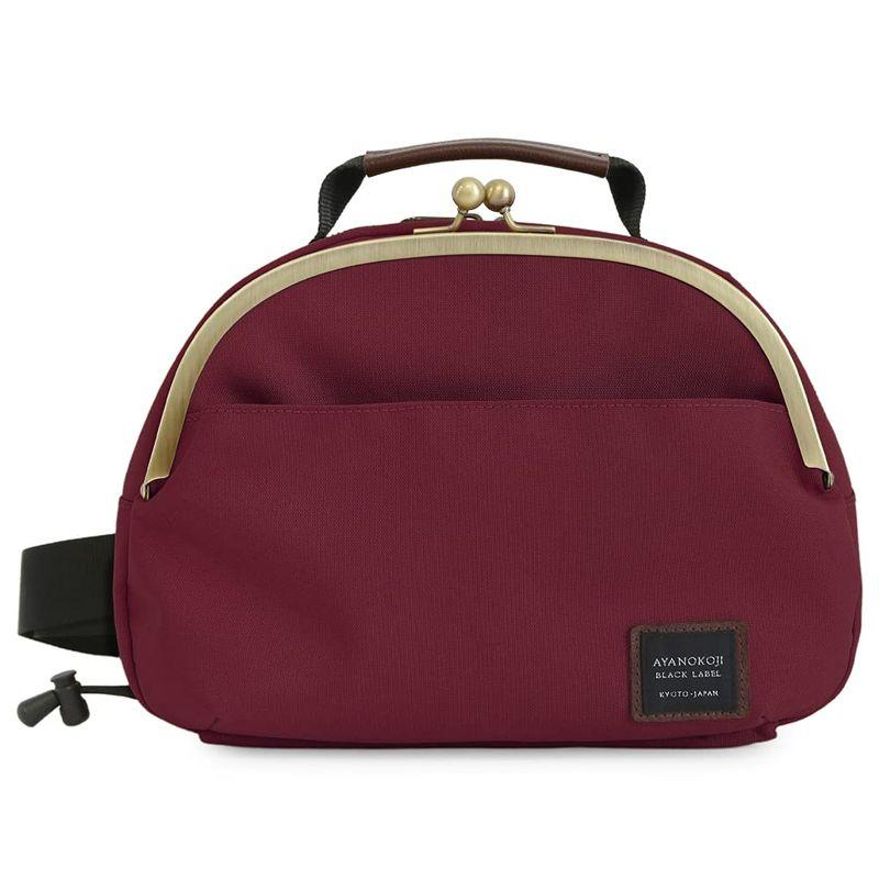 AYANOKOJI がま口ポシェット型ボディーバック　黒　バック AYANOKOJI がま口ポシェット型ボディバッグ ブラック ショルダー