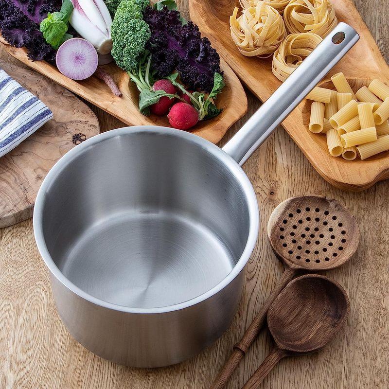 遠藤商事 業務用 ムラノ インダクション 片手深型鍋 24cm (蓋無