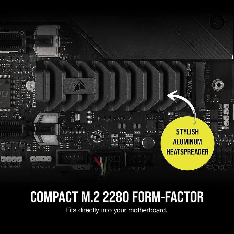 CORSAIR MP600 PRO XT 2TB Gen4 PCIe x4 NVMe M.2 SSDデスクトップ用 ? High-Densi｜moanashop｜15