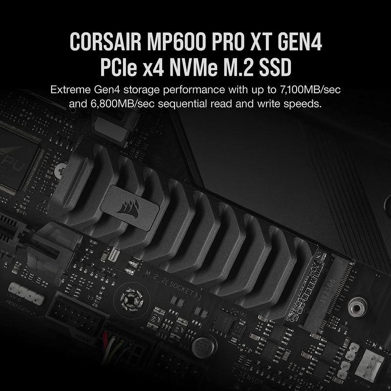 CORSAIR MP600 PRO XT 2TB Gen4 PCIe x4 NVMe M.2 SSDデスクトップ用 ? High-Densi｜moanashop｜09