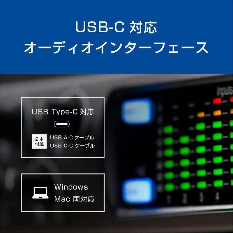 低価格の PreSonus Studio 1824c オーディオ/MIDIインターフェース 24Bit 192kHz 18入力/18出力USB-C互換