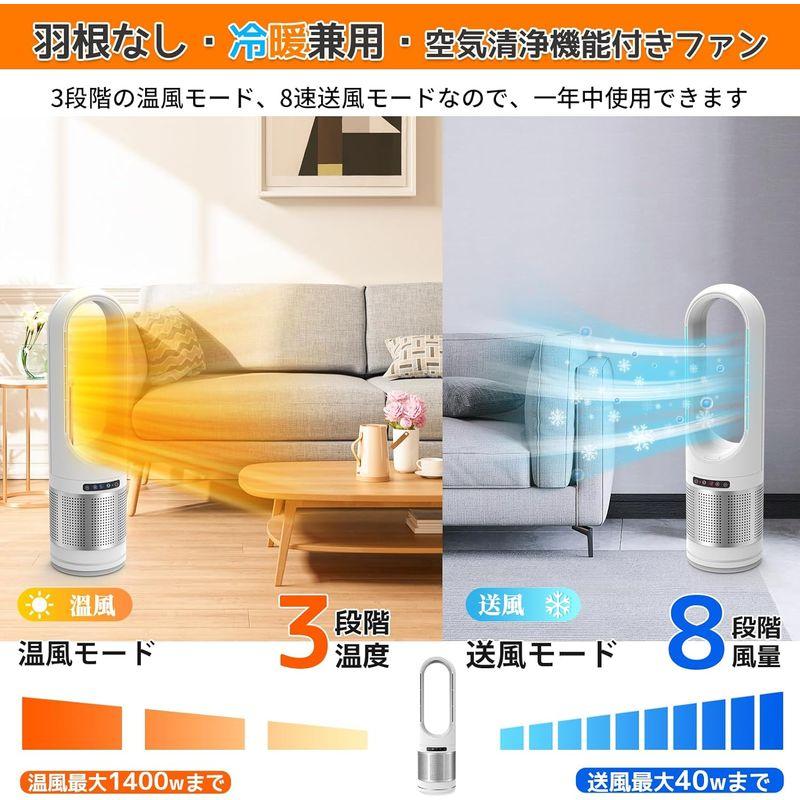 2023年新登場セラミックヒーター 暖房器具 ファンヒーター 電気ヒーター空気浄化・冷暖兼用セラミックファンヒーター ファンヒーター ヒータ｜moanashop｜03