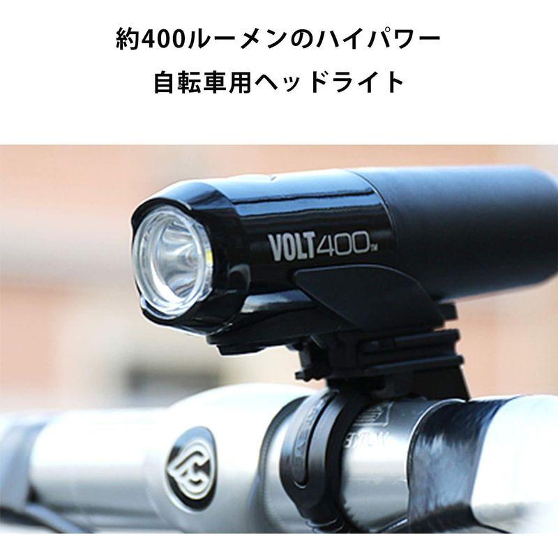 キャットアイ(CAT EYE) LEDヘッドライト VOLT400 HL-EL461RC USB充電式 front_left｜moanashop｜04