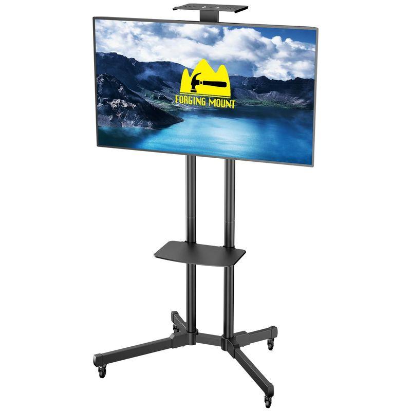 MOUNT テレビスタンドキャスター付き tvスタンド 3265インチテレビ対応 テレビスタンドハイタイプ 二重支柱設計