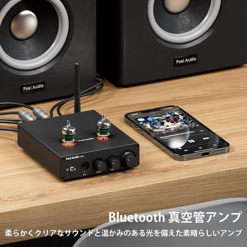 Fosi Audio T20X Bluetooth4.2 真空管アンプ ヘッドフォンアンプ ステレオオーディオレシーバー 2チャンネル クラ｜moanashop｜06