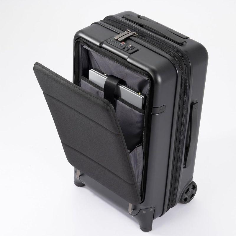 エースジーン スーツケース 出張用キャリーケース 機内持ち込み可能 1泊2日 13.3インチPC収納可 容量拡張タイプ ガーメント付 2輪キ｜moanashop｜11