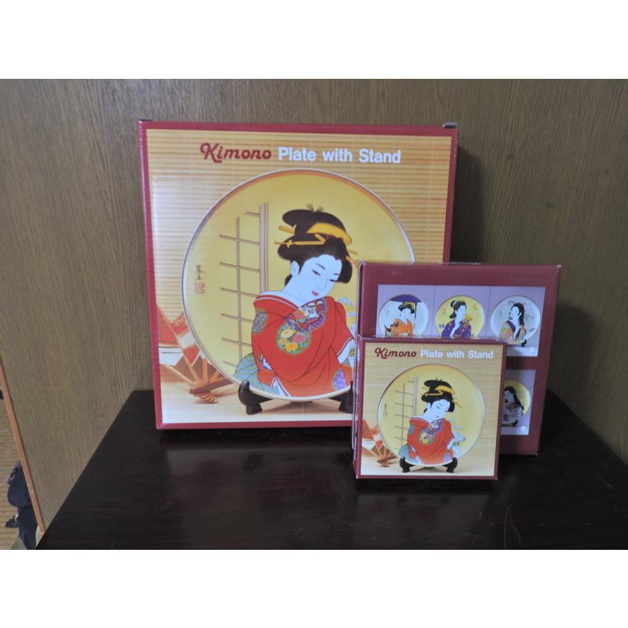 芸者絵画（折り鶴） 絵皿( Geisha Girl and Origami crane )Japanese souvenir |  | 03