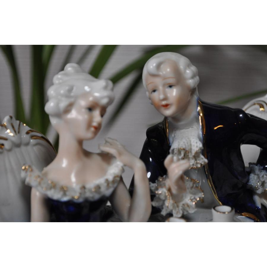 ロイヤルドルトン フィギュリン アフタヌーンティー 陶器 陶人形 置物 ロイヤルドルトン フィギュリン アフタヌーンティー 陶器 陶人形