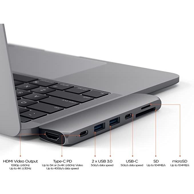 Satechi Type C アルミニウム Proハブ Macbook Air 18以降 Macbook Pro 16以降 Pac 0001 もばもば 通販 Yahoo ショッピング