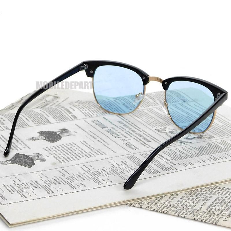 サングラス メンズ レディース ブロウ サーモント ウェリントン カラーレンズ ブルー 青 おしゃれ 安い 紫外線カット Sm 131 Mobiledepart 2nd 通販 Yahoo ショッピング