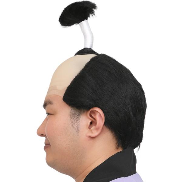 宴会 余興 カツラ コスプレ ウィッグ メンズ レディース ショート 面白い 時代劇 殿様 ちょんまげ 侍 王様 バカ殿 男性 女性 カツランド お殿様 モバイルデパート 通販 Yahoo ショッピング