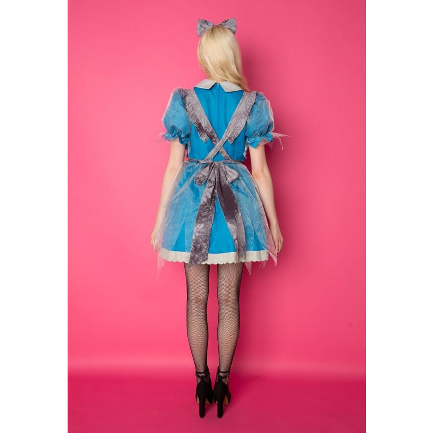 ハロウィン コスプレ 衣装 レディース 安い おばけ 不思議の国のアリス風 ゴースト 女性用 仮装 コスチューム 渋谷 イベント ゴーストアリス モバイルデパート 通販 Yahoo ショッピング