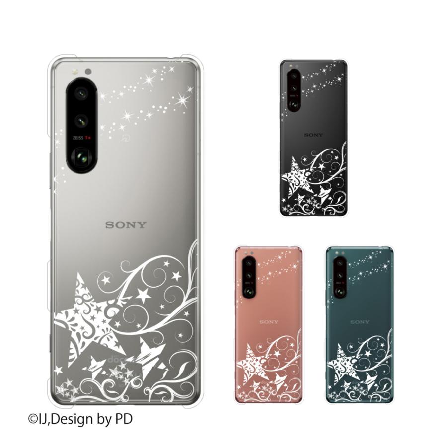 Xperia 5 Iii So 53b Au Sog05 Softbank スマホ ケース カバー 夜空 流れ星 白 クリアデザイン So53b 110cij011 モバポート Yahoo 店 通販 Yahoo ショッピング