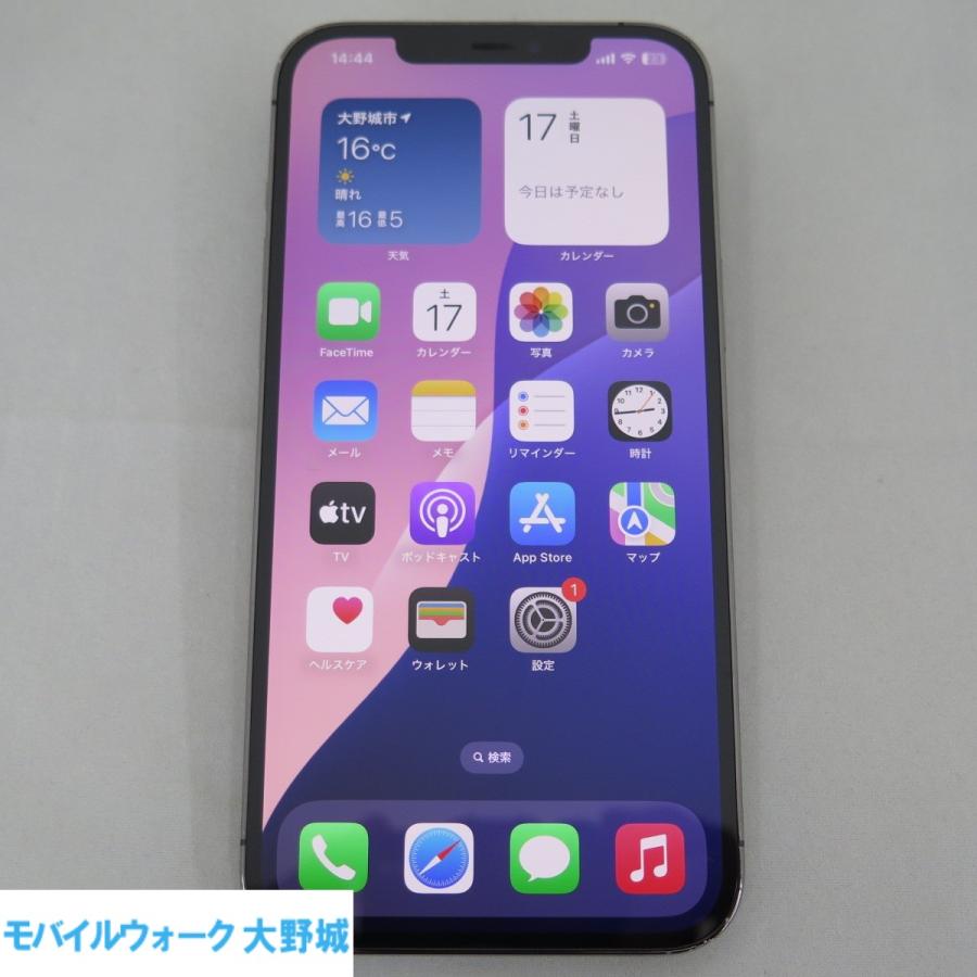 iPhone 12 Pro Max 128GB グラファイト au SIMロック解除済中古品 