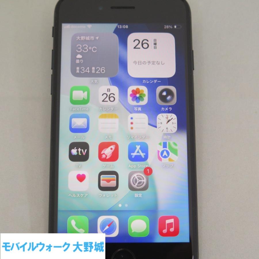 iPhone SE 3 64GB 第3世代 ミッドナイト docomo SIMロック解除済中古品