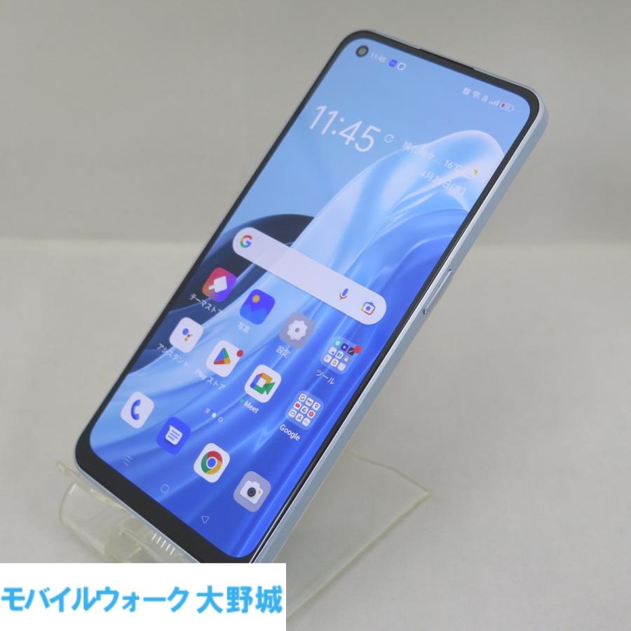 SIMフリースマートフォン OPPO Reno7 A 128GB ドリームブルー 中古品 