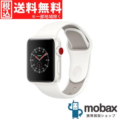 ※保証切れ【超美品】【中古】 Apple Watch Edition Series 3 GPS Cellular 38mm　MQM32J/A　ホワイトセラミックケースとペブルスポーツバンド　バッテリー99％｜mobax