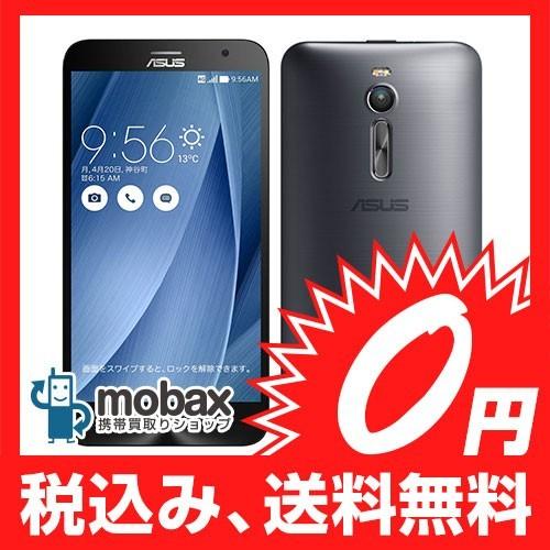 ◆キャンペーン※保証書未記入 ※国内版SIMフリー【新品未使用品】ASUS Zenfone 2 64GB メモリ4GB ZE551ML-GY64S4 [グレー(シルバー)]　白ロム｜mobax