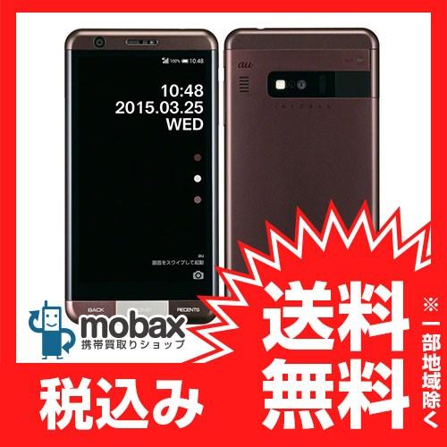 ◆キャンペーン※利用制限◯  【新品未使用】 au INFOBAR A03 [MOCHA BROWN] 白ロム｜mobax