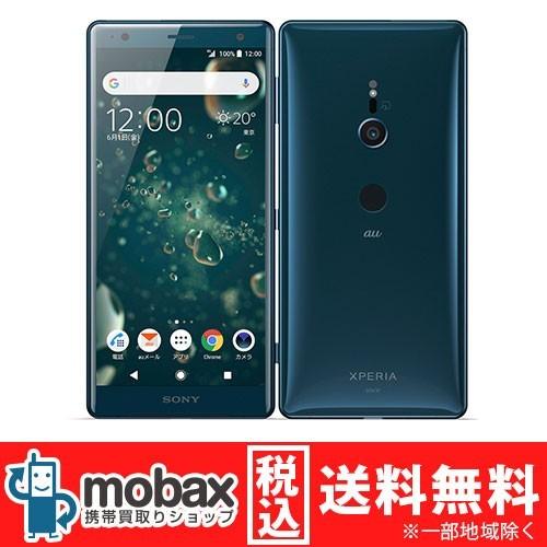 ◆キャンペーン《SIMロック解除済》【中古】 未使用 au Xperia XZ2　SOV37　[ディープグリーン]　白ロム（SIMフリー）[SO-03Kと同型]｜mobax