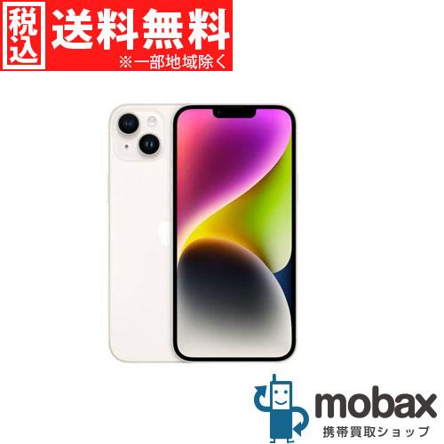 iPhone 14Plus 128GB SIMフリー スターライト ドコモ iPhone 14 Plus ◇キャンペーン《SIMロック解除済》判定〇【超美品中古