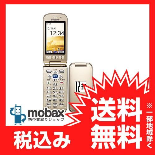 ◆キャンペーン※〇判定【新品未使用品】 docomo らくらくホン ベーシック4 F-01G ゴールド （白ロム） 携帯電話｜mobax