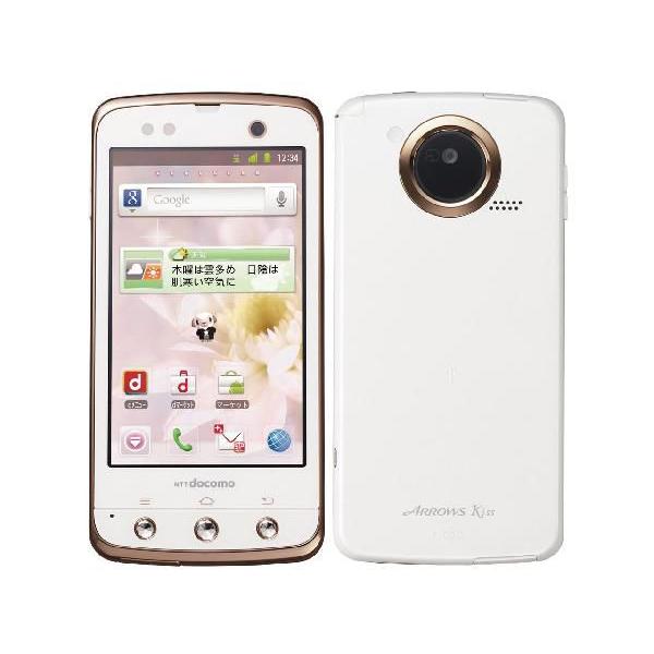 ◆キャンペーン※〇判定【白ロム】 NTT docomo with series ARROWS Kiss F-03D プレシャスホワイト【新品未使用】｜mobax