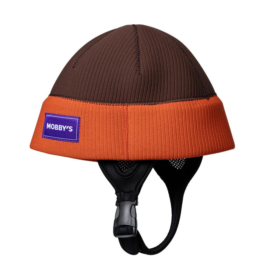 モビーズ公式 ビーニー 耳抜きしやすいニットキャップ風