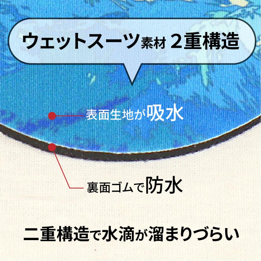 モビーズ公式 BIOSPHERE コースター 5個 セット ウェットスーツ生地 吸水 宮城県 石巻 MOBBY'S 雑貨 日本製 吸水コースター おしゃれ アート インテリア |  | 02