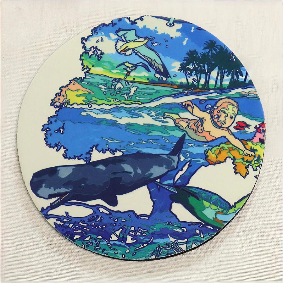 モビーズ公式 BIOSPHERE コースター 5個 セット ウェットスーツ生地 吸水 宮城県 石巻 MOBBY'S 雑貨 日本製 吸水コースター おしゃれ アート インテリア |  | 08