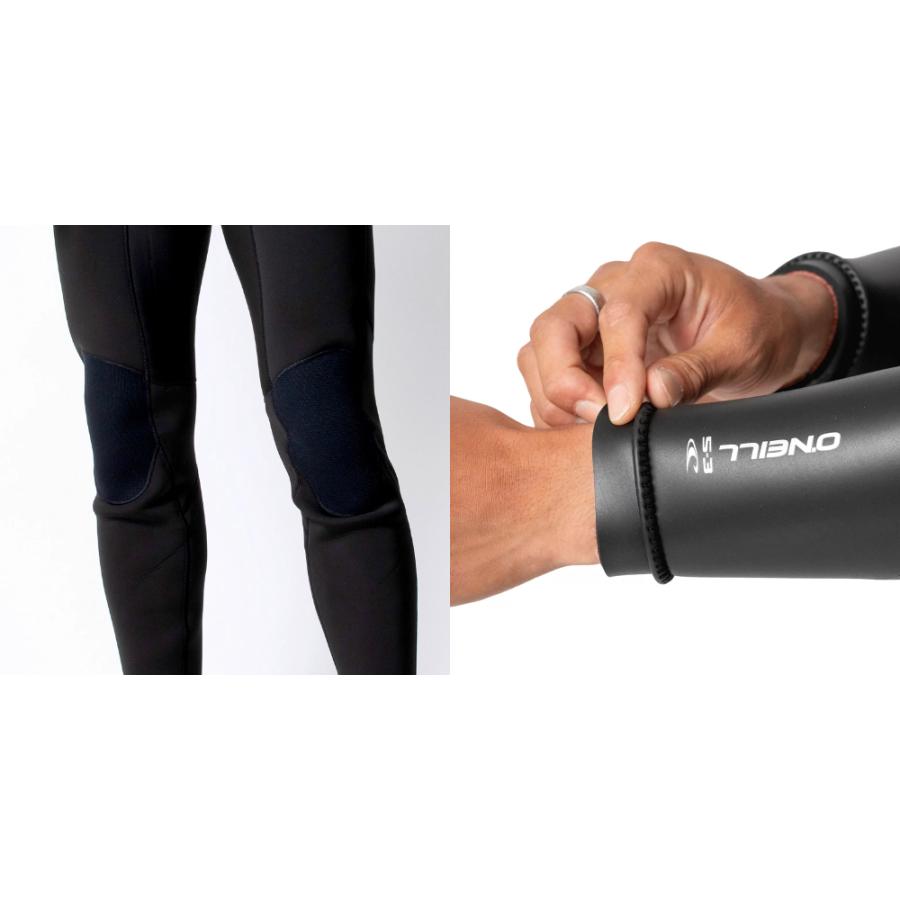 ZELK ブラックウェットスーツ バックジップ O'NEILL ＼セール 30%OFF／ 【オニール公式】セミドライ BACK ZIP