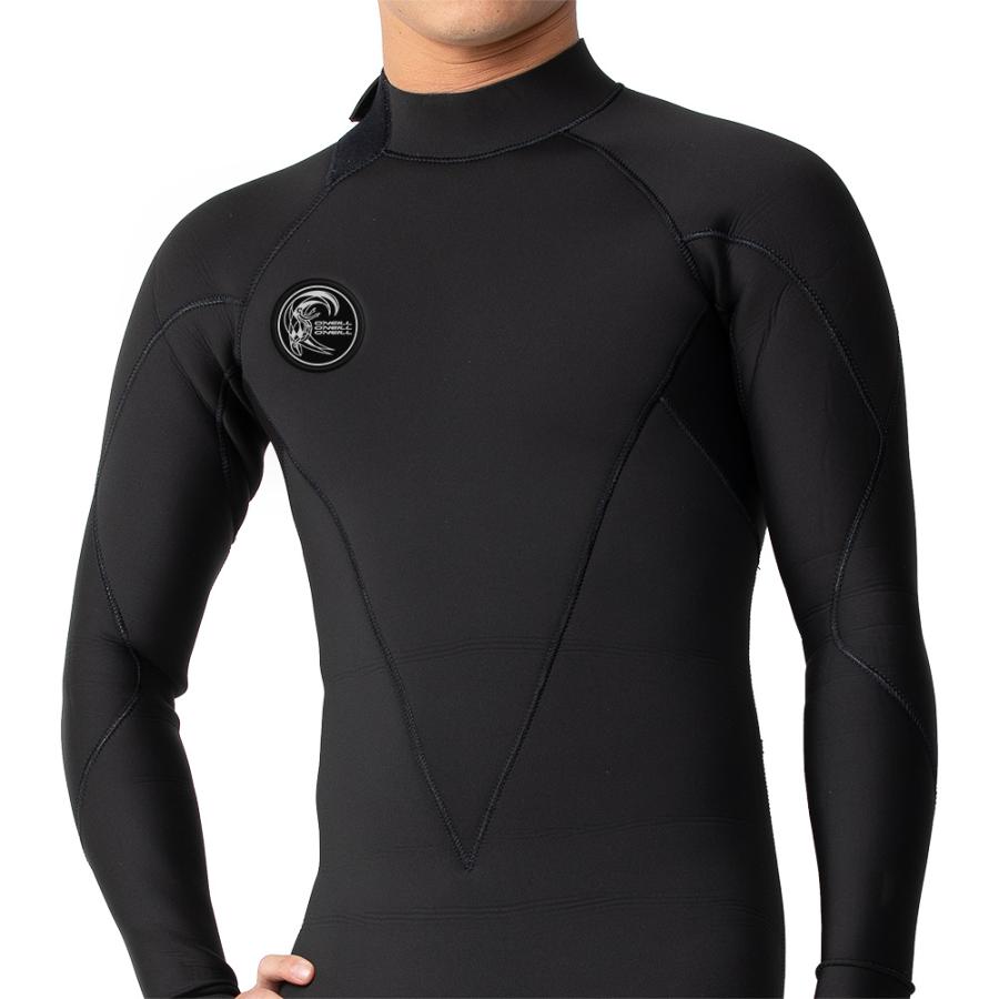 O'Neill フルスーツ 黒、3mmメンズM O'NEILL 25 オニール フルスーツ ウェットスーツ ウエット バック
