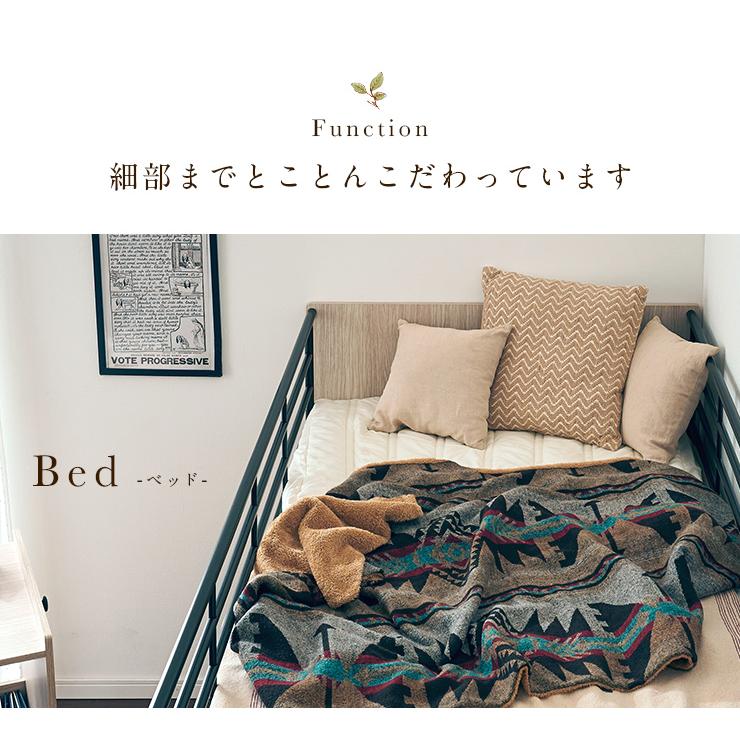 システムベッド 子供 大人用 階段付き ロフトベッド 階段 ロータイプ 木製 学習机 机付き Leaf step(リーフステップ) LVLタイプ 4色対応_18