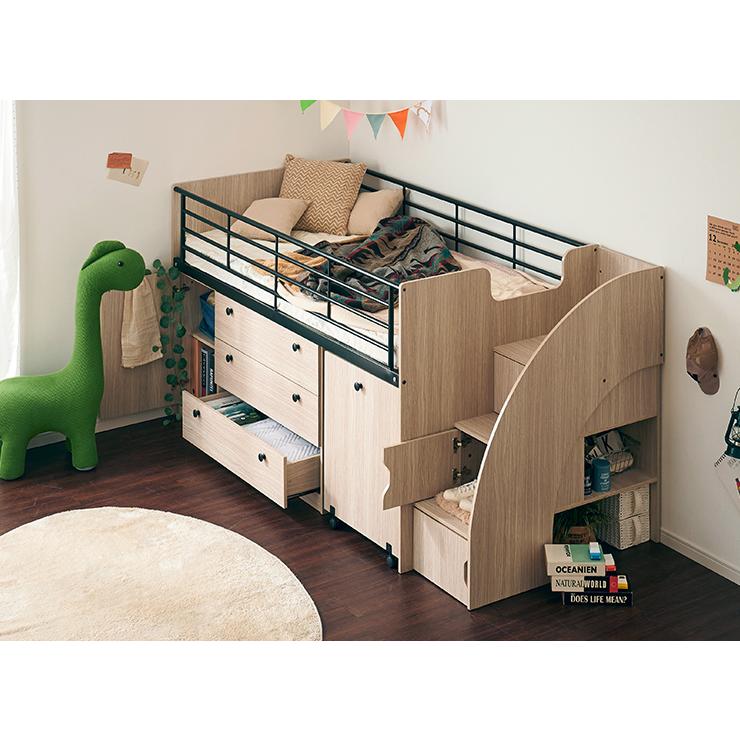smart-i 階段付き システムベッド ロフトベッド システムベット ロフト