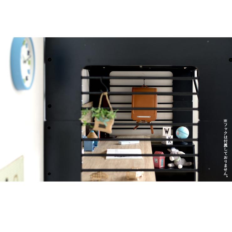 ロフトシステムベッド RESOL(リソル) ブラック/ウィンテージオーク ロフトシステムベッド RESOL(リソル) ブラック/ウィンテージオーク