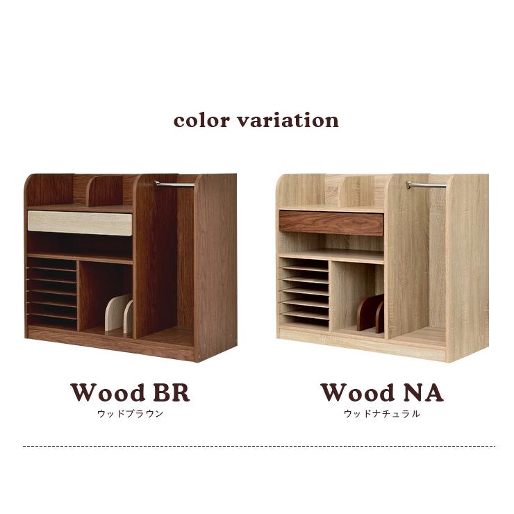 ランドセルラック キャスター付き ランドセル収納 キッズラック 子供部屋 おしゃれ 収納 棚 幅93cm Cacao(カカオ) ワイド 4色対応 | smart-i | 06