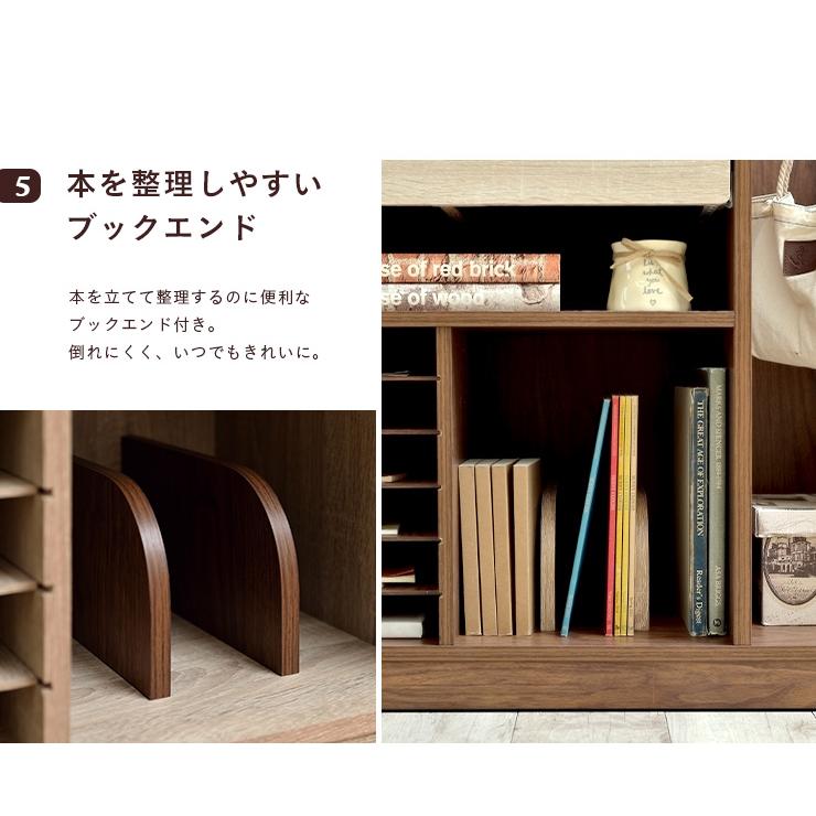 ランドセルラック キャスター付き ランドセル収納 キッズラック 子供部屋 おしゃれ 収納 棚 幅93cm Cacao(カカオ) ワイド 4色対応の画像