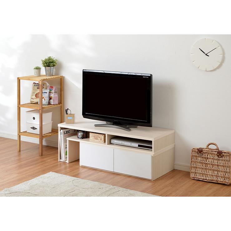 smart-i 伸縮・回転機能 50V型まで対応 テレビ台 コーナー ローボード