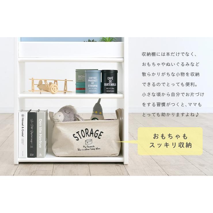 幅50cm 絵本ラック ブックラック 絵本棚 本棚 木製 キッズラック ランドセル収納 おもちゃ収納 リビングラック キッズブックラック Linotte リノッテ 2色対応 家具通販のメーベル 通販 Yahoo ショッピング