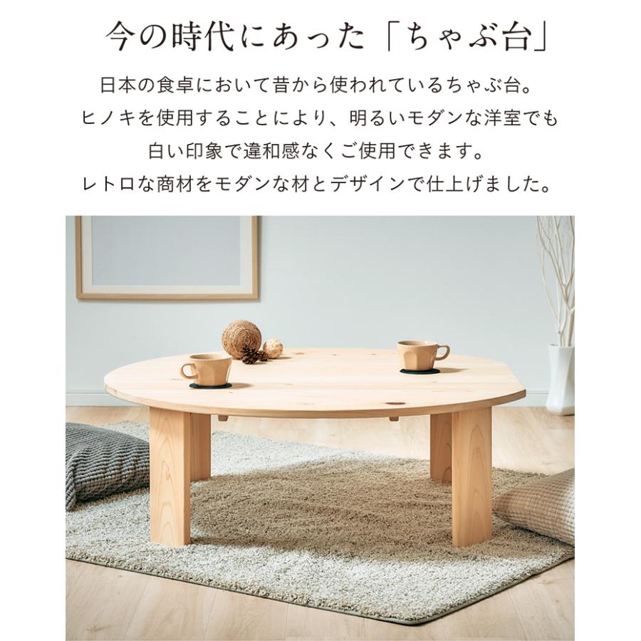 丸テーブル　折りたたみ　ちゃぶ台　レトロ ♪ 昭和レトロちゃぶ台♪ 円形♪ 折りたたみ♪