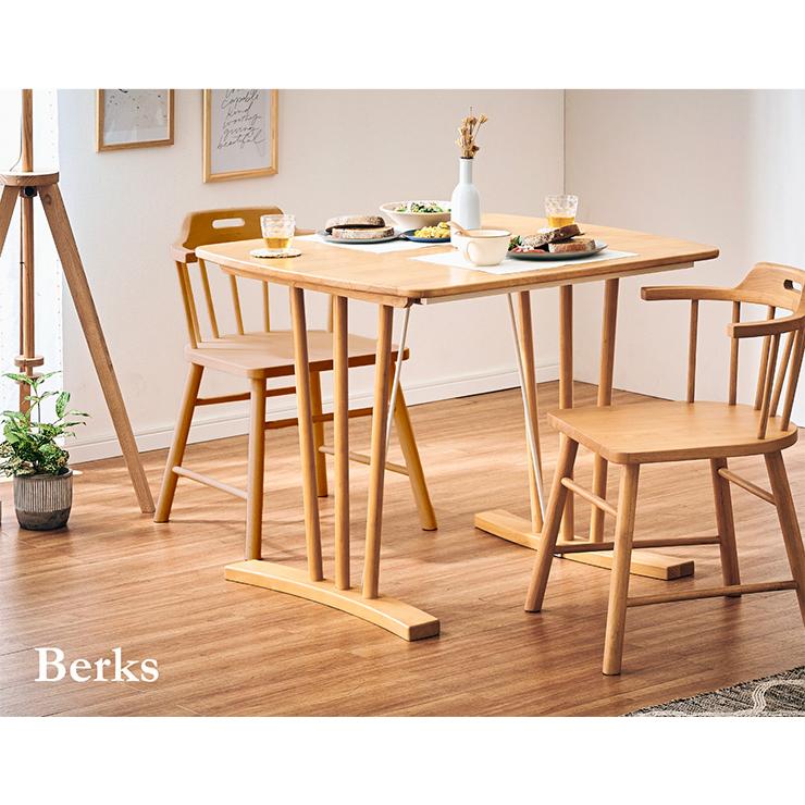 ダイニングテーブル 幅95cm 長方形 ダイニング テーブル 食卓テーブル おしゃれ 2人用 木製 ラバーウッド テーブル単品 Berks(バークス) 3色対応｜mobel｜10