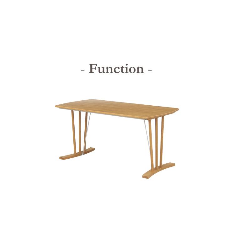 ダイニングテーブル 幅155cm 長方形 ダイニング テーブル 食卓テーブル おしゃれ 4人用 木製 ラバーウッド テーブル単品 Berks(バークス) 3色対応｜mobel｜20