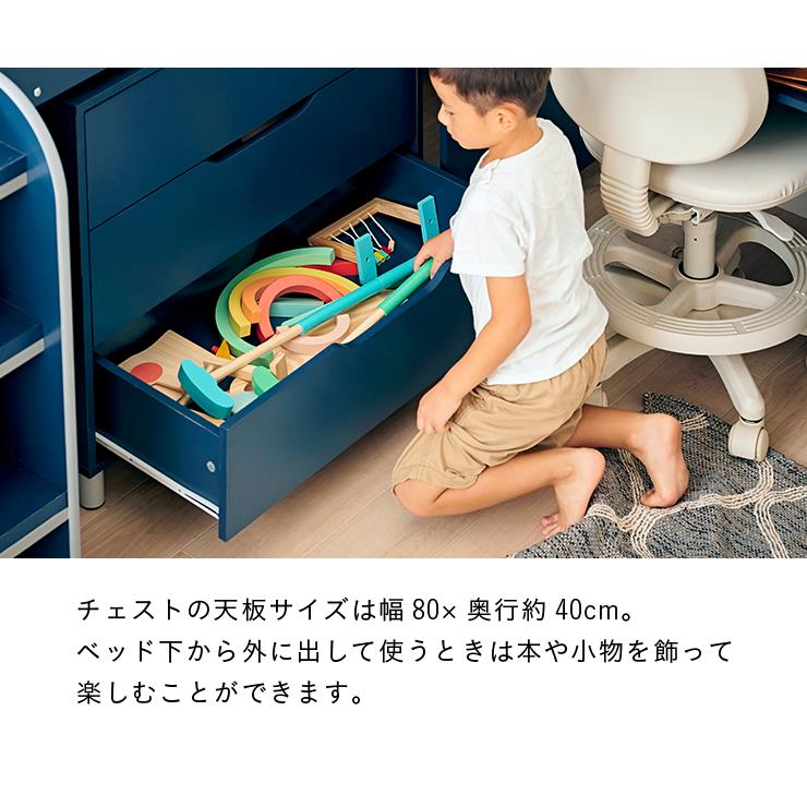 子供ベッド＆収納机*˙︶˙*)ﾉ"※値下げします！！ 子供用ロフトベッド デスク付き 収納棚付き システムデスク デスク