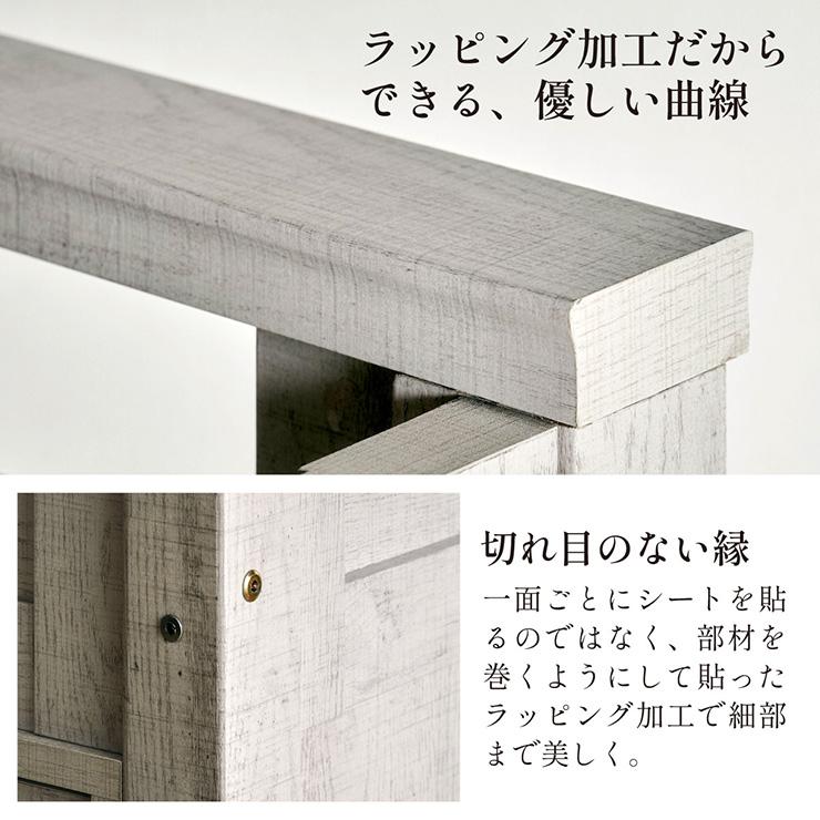 システムベッド 子供 大人用 ロフトベッド 階段 デスク付き シングルベッド おしゃれ 学習デスク 勉強机 キャスター 収納棚 子供部屋 ミドルタイプ noix(ノワ)_7