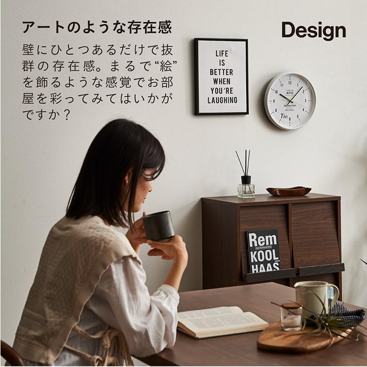 時計 掛け時計 壁掛け時計 電波 メンズ おしゃれ オシャレ Awesome(オーサム) 3色対応 電波時計 アナログ時計 壁掛け 壁掛時計 シンプル モダン 直径32cm | smart-i | 08