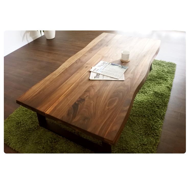 テーブル リビングテーブル 座卓 センターテーブル 木製 kohaku walnut 150(コハク ウォールナット 150)｜mobel｜05