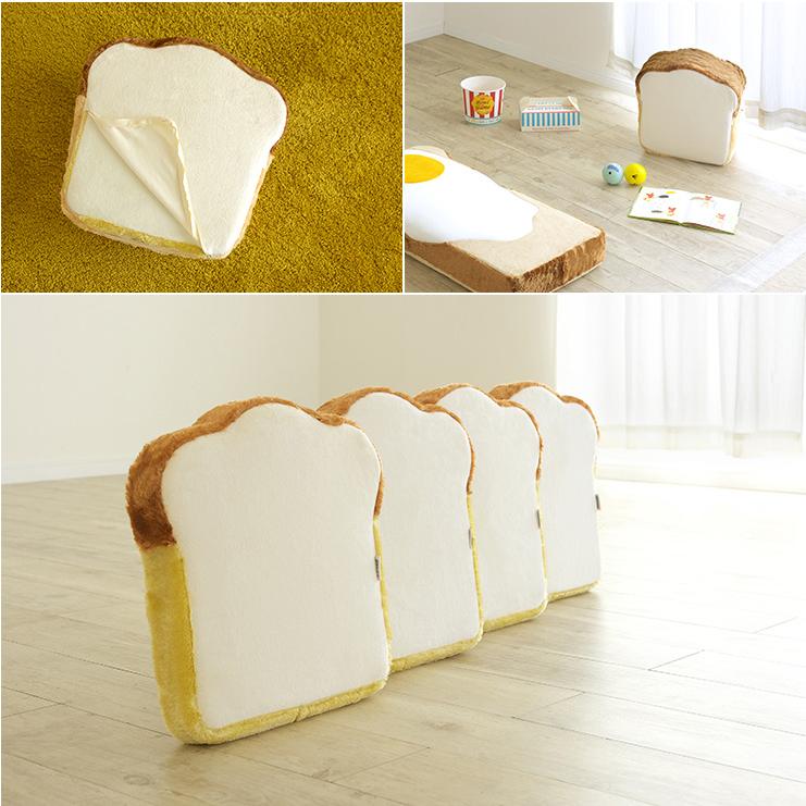 安心の日本製 低反発 クッション 食パンクッション 食パン トースト 4