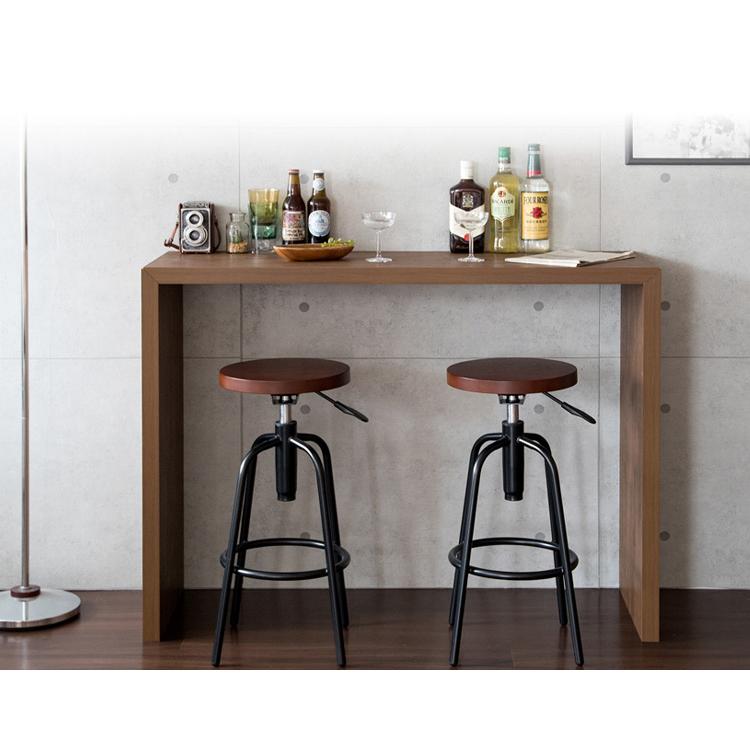 テーブル デスク キッチンカウンター バーテーブル リビングデスク シンプル スリム カウンターテーブル 幅120cm Galant(ガラン) DT-1006 3色対応 高さ90cm｜mobel｜09