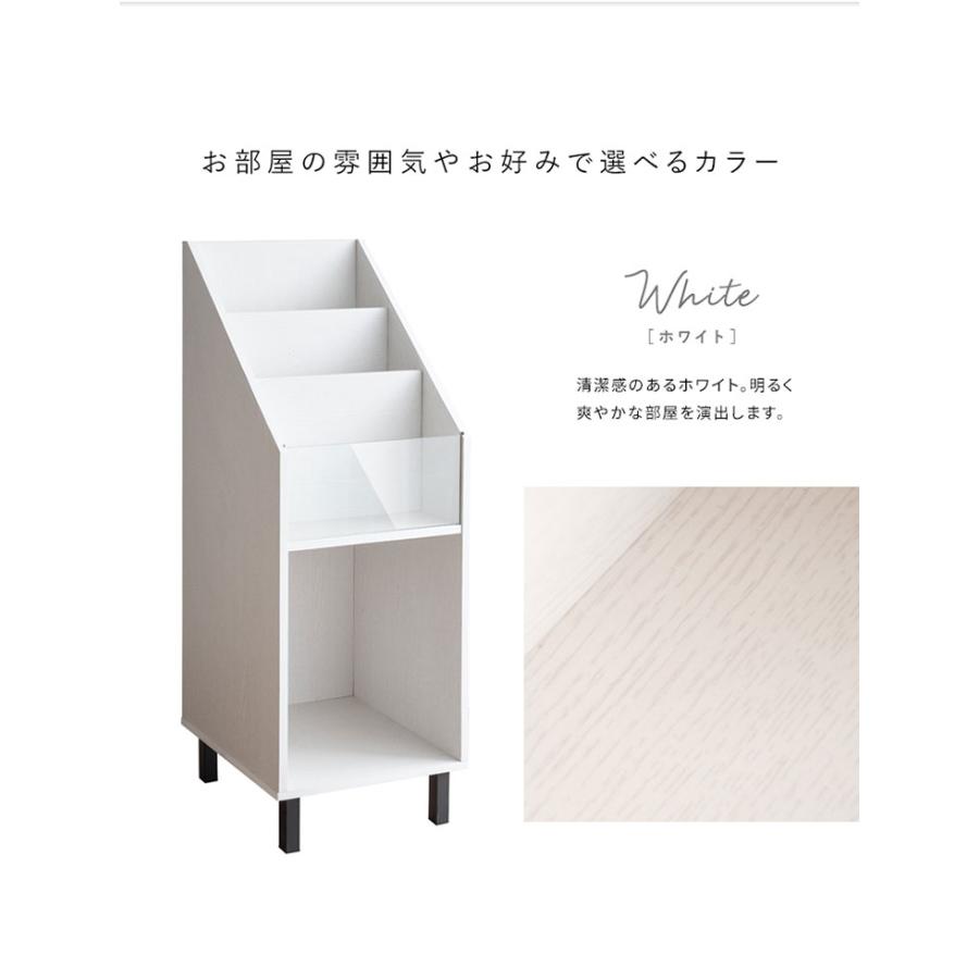 スリム レコードラック レコード収納 棚 本棚 収納棚 収納ラック ブックラック ウッドラック 木製 ディスプレイ おしゃれ Calmato(カルマート) RK-1000 3色対応