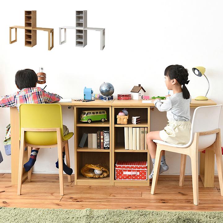 コンパクトツインデスク Wit's(ウィッツ) ラック&ラックセット FWD